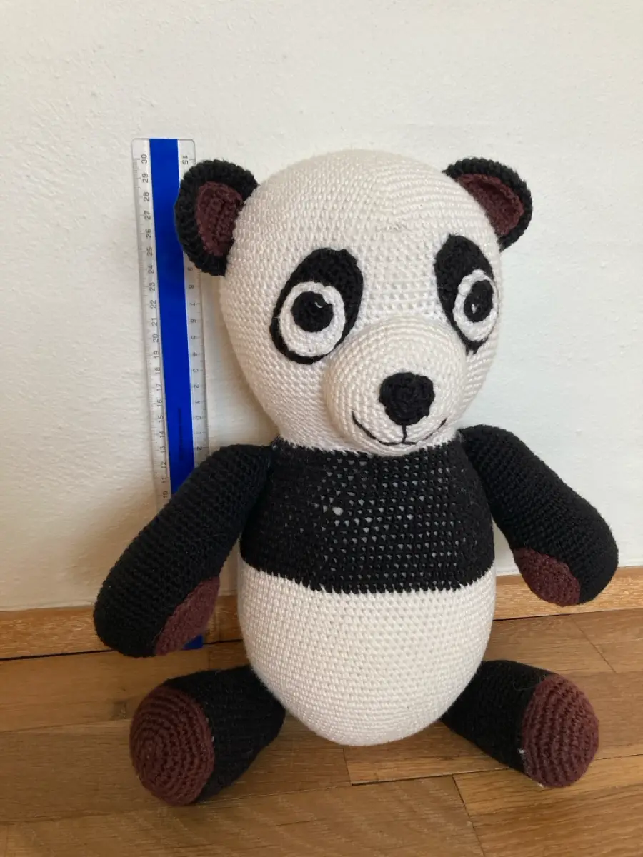 Hjemmelavet Panda bamse