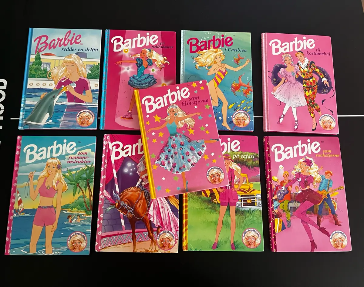 Barbie 7 stk Barbie Bøger