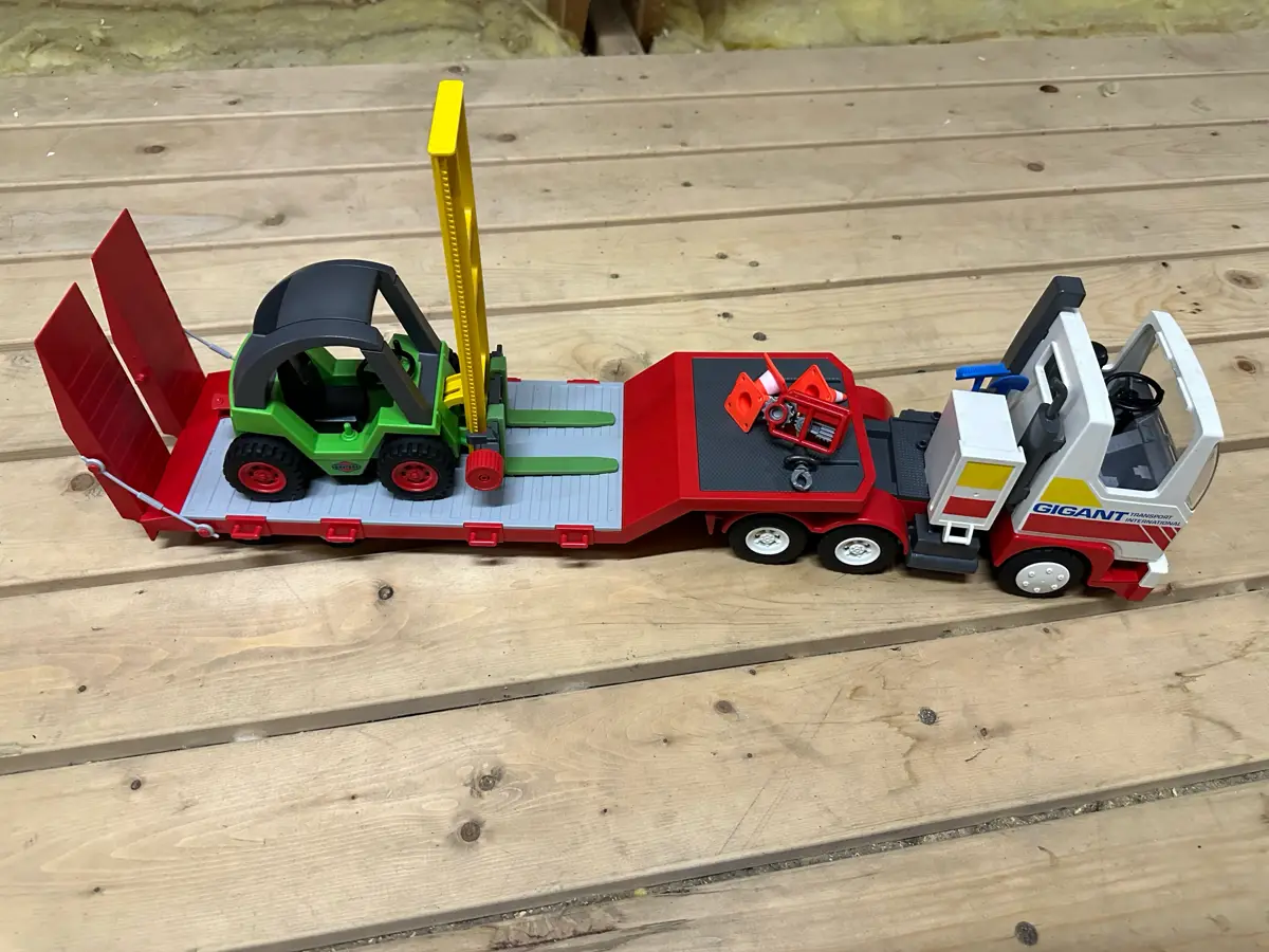 Playmobil Lastbil med gaffeltruck