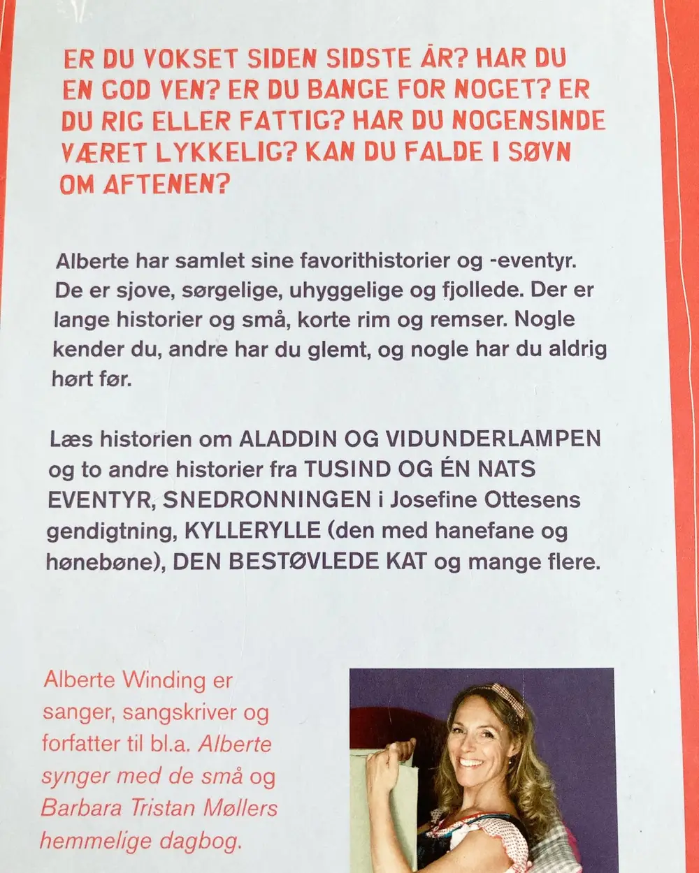 Alberte læser eventyr Bog