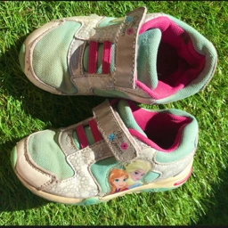 Disney frost Sneakers sko 26 turkis lyseblå elsa Anna pink