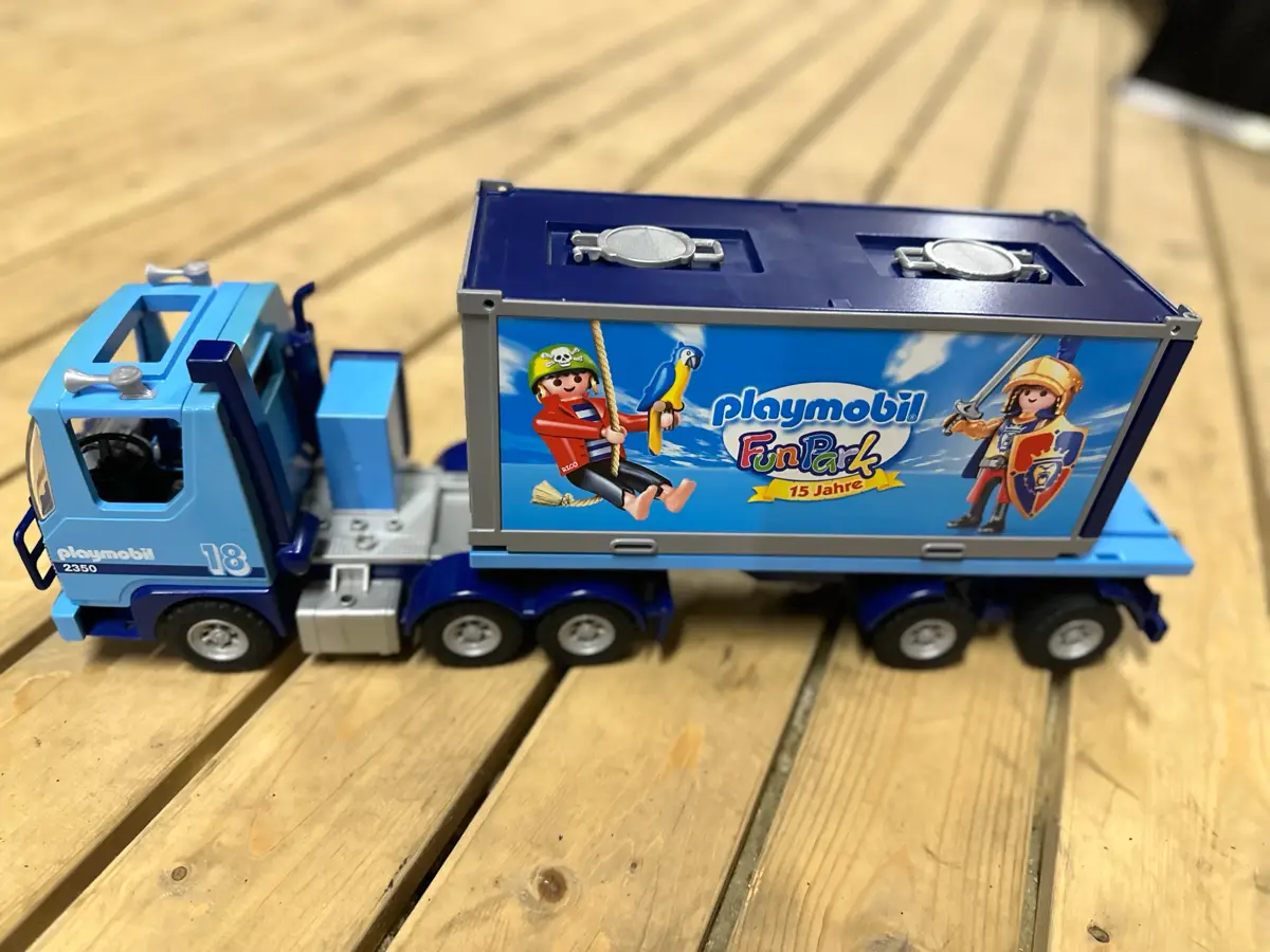 Playmobil Lastbil med container