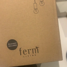 Ferm living Socket pendant High sort