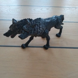 Ukendt Tohoved hund figur