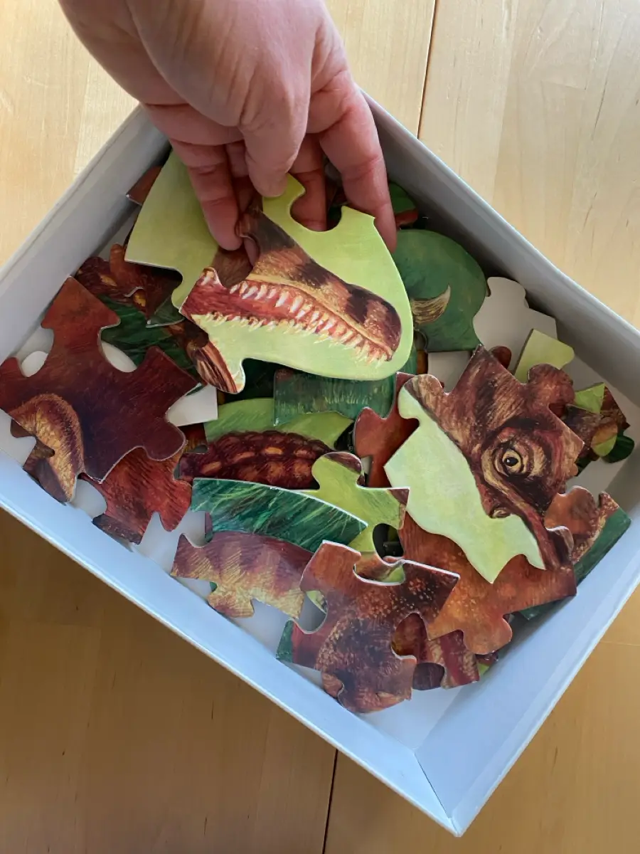 Ukendt Stort t-rex puslespil… 🦖🤩