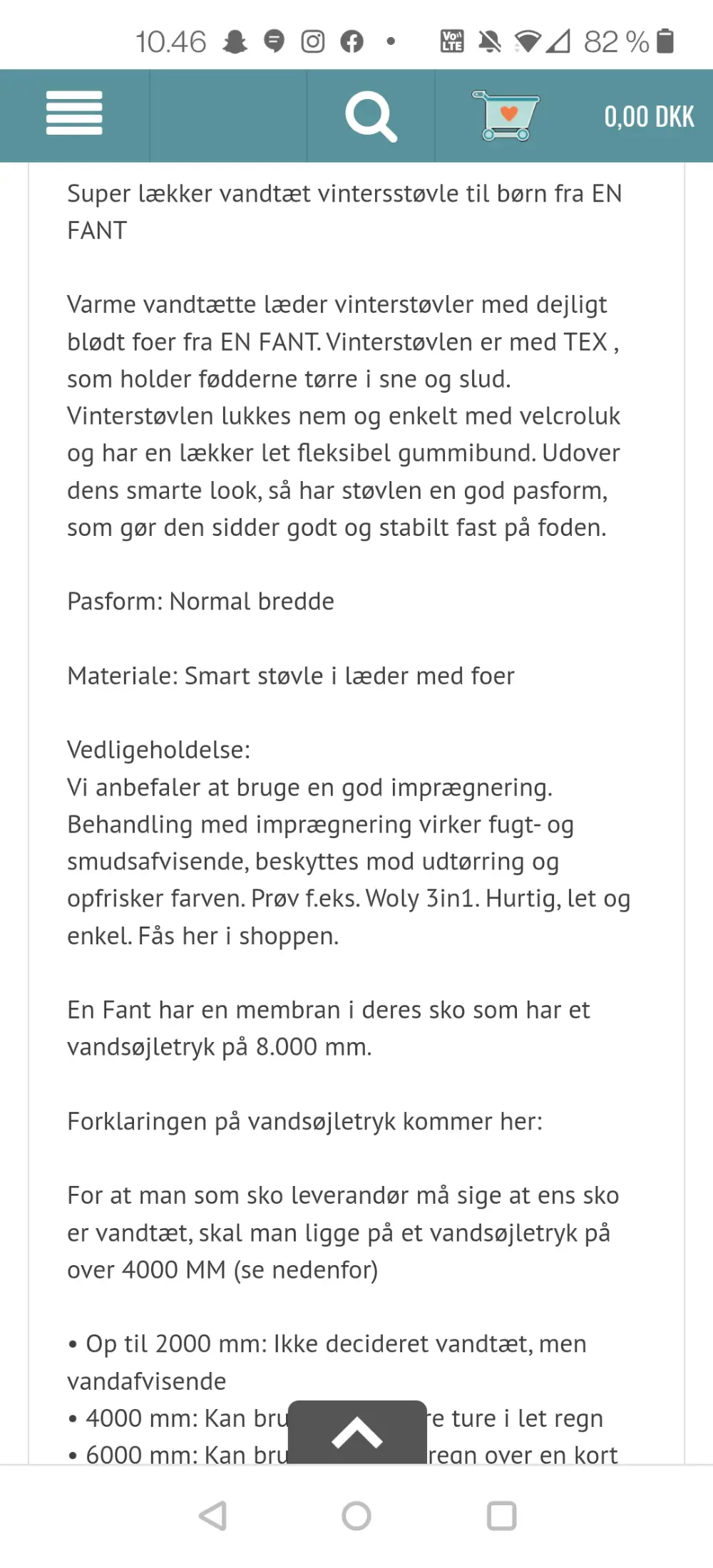 EN FANT Støvler