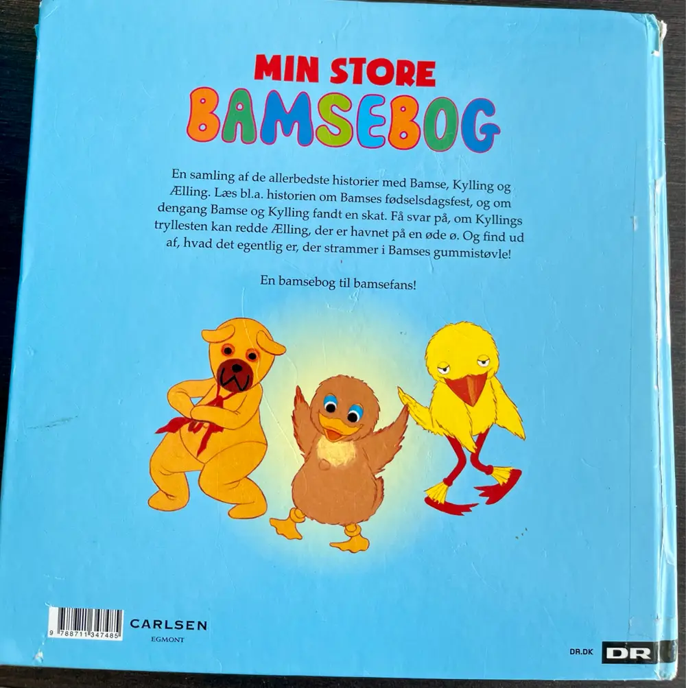 Min store Bamsebog billedbog Læs højt bo Bamse højtlæsning bog