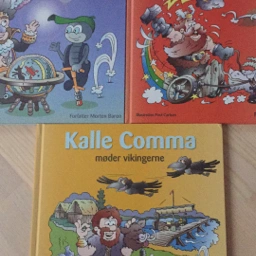 Kalle Comma Børne bøger