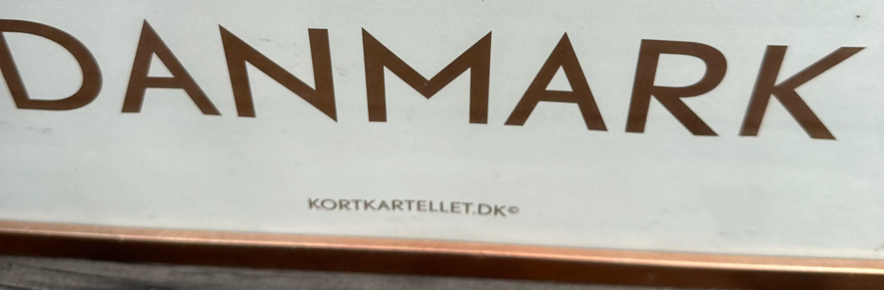 Kortkatelletdk/ Nordic line Billede/ramme i copper