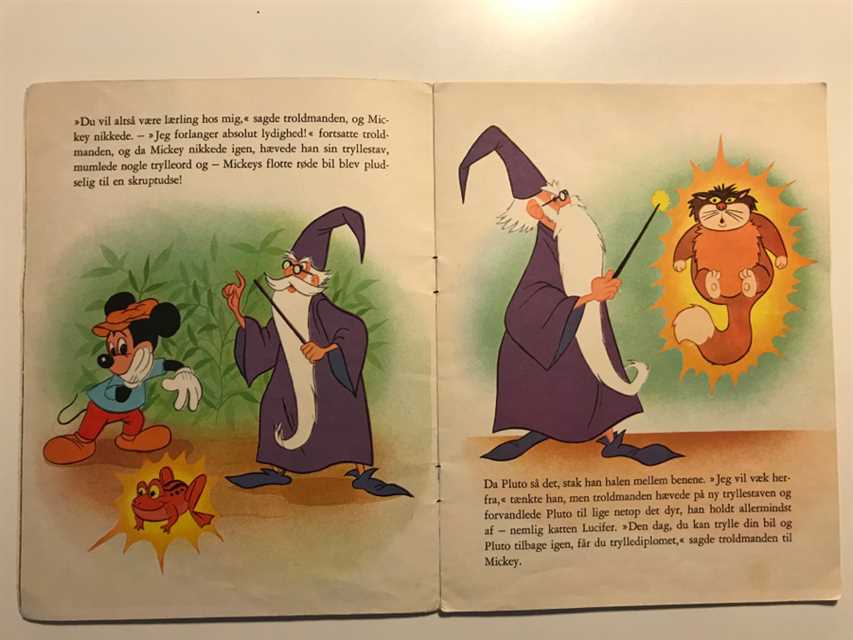 Mickey Mouse som troldmandens lærling Bog