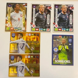 Schmeichel Ronaldo Fodboldkort Panini