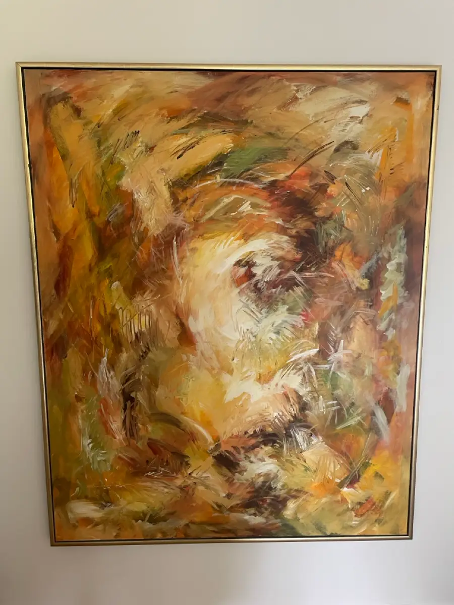 Ulf Røll Larsen Maleri 120x150 cm