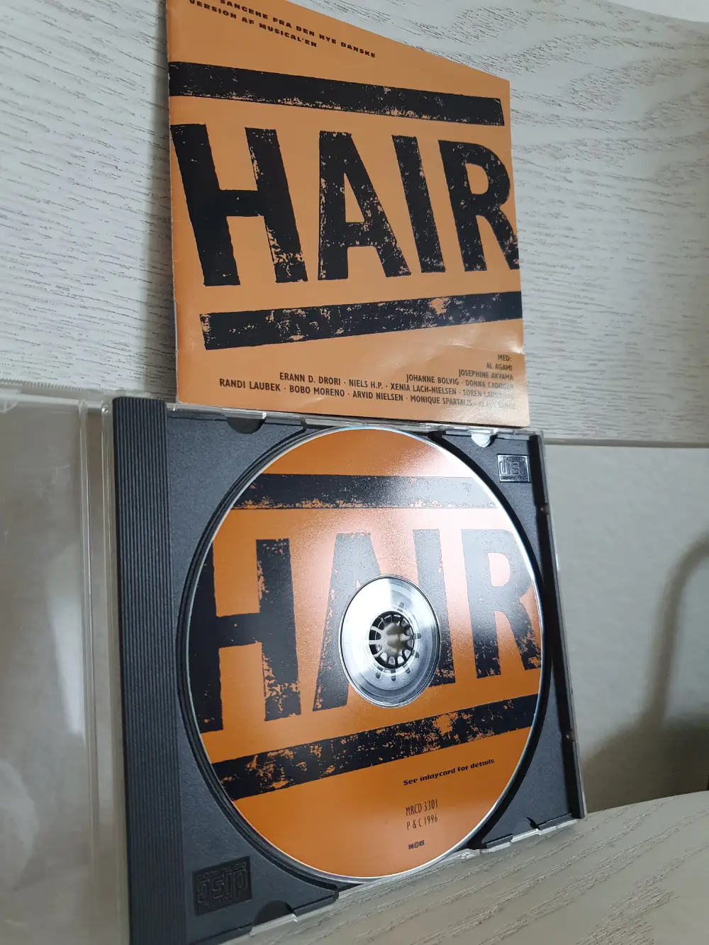 Ukendt CD - Hair 1996 (dansk)