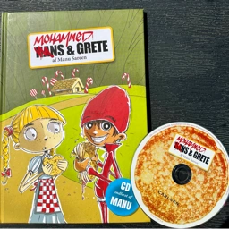 Mohamed og Grete billedbog m CD Hør Manu Sareen læse bogen op