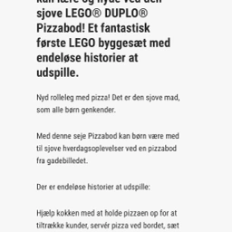 LEGO Duplo Pizzabod