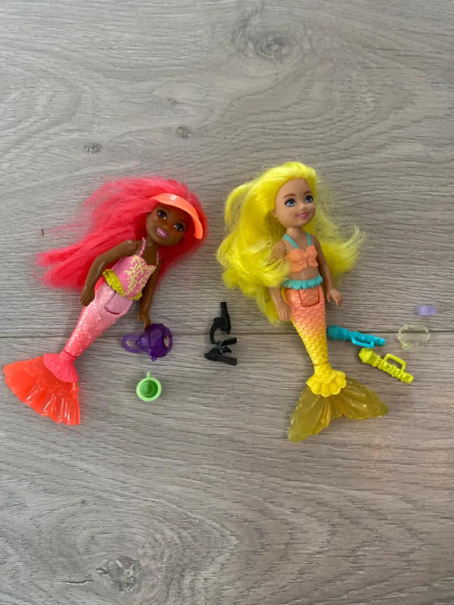 Barbie Havfruedukker m tilbehør