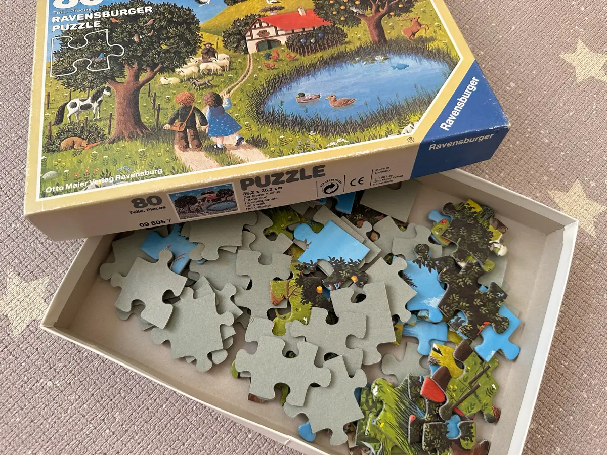 Ravensburger Bondegård landskab puslespil