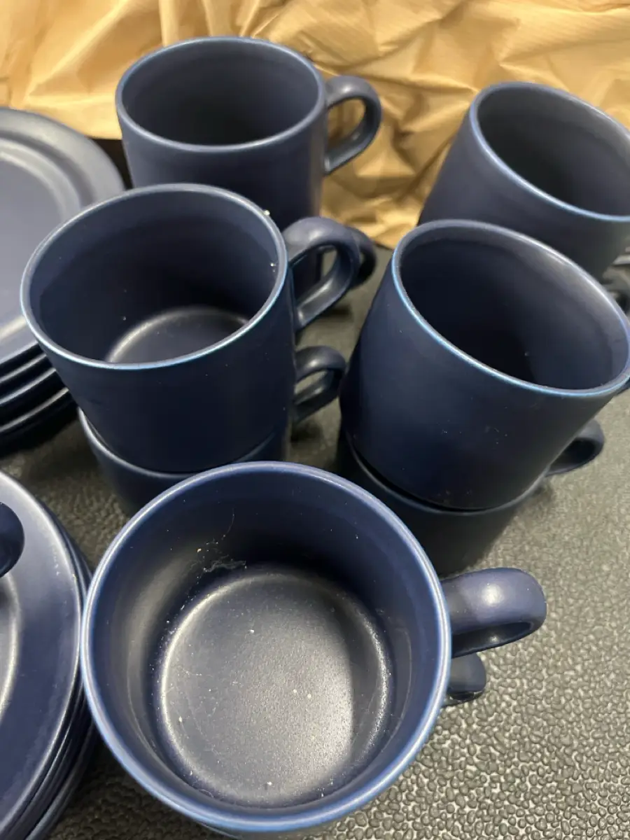 ARABIA Finland Keramik kaffekopper og tallerk