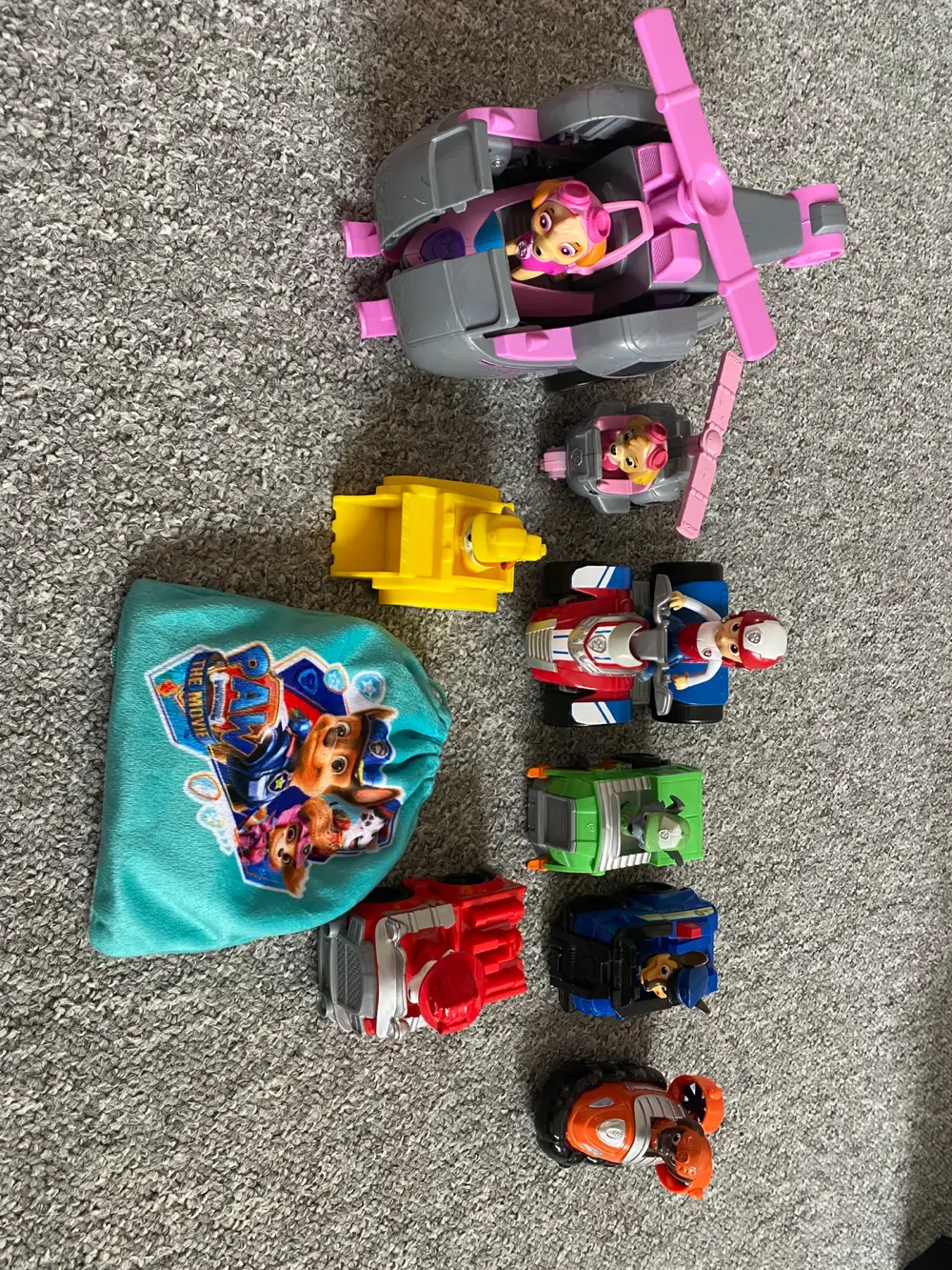 Ukendt Paw patrol figurer