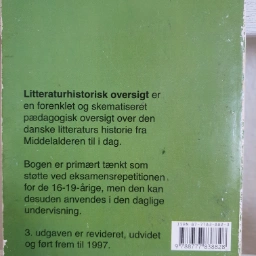 Litteraturhistorisk Oversigt opslagsbog