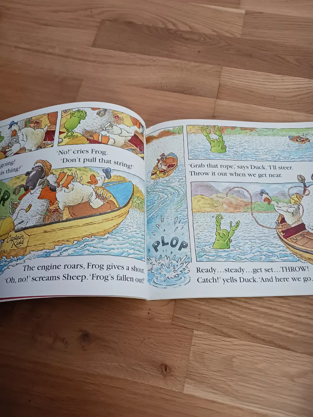 Captain Duck Bog på engelsk/book in english