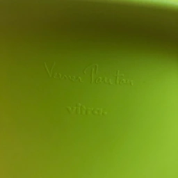 Verner Panton Vitra Junior stol Lime