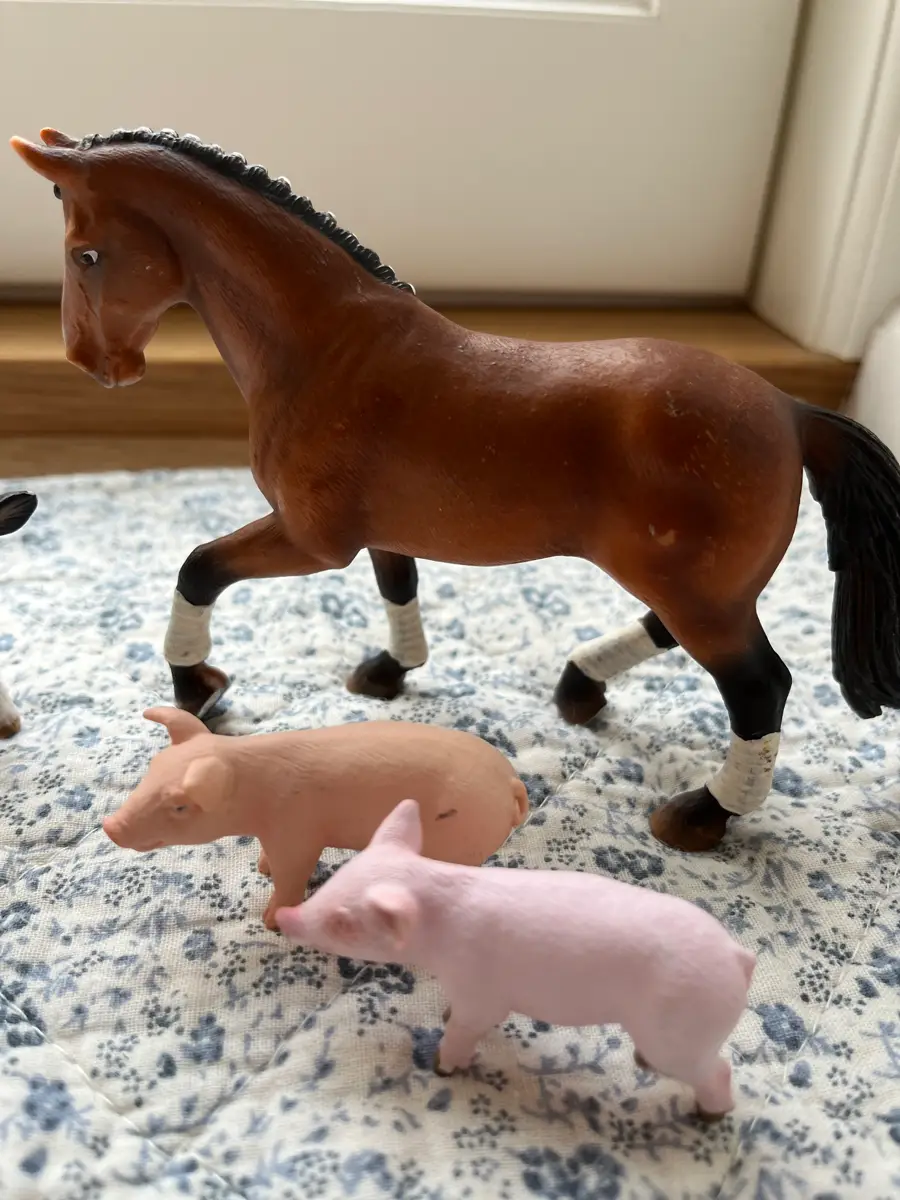 Schleich 4 x bondegårdsdyr