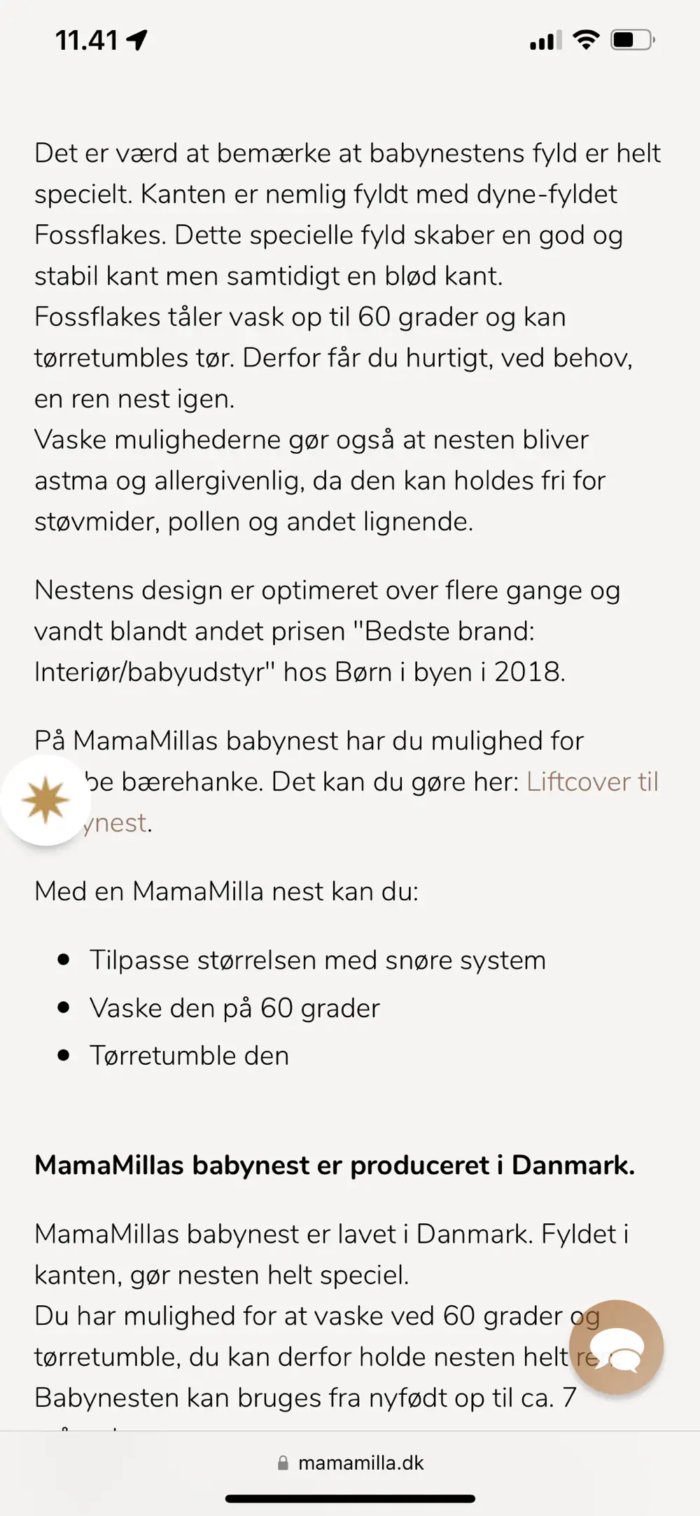 MamaMilla Babynest