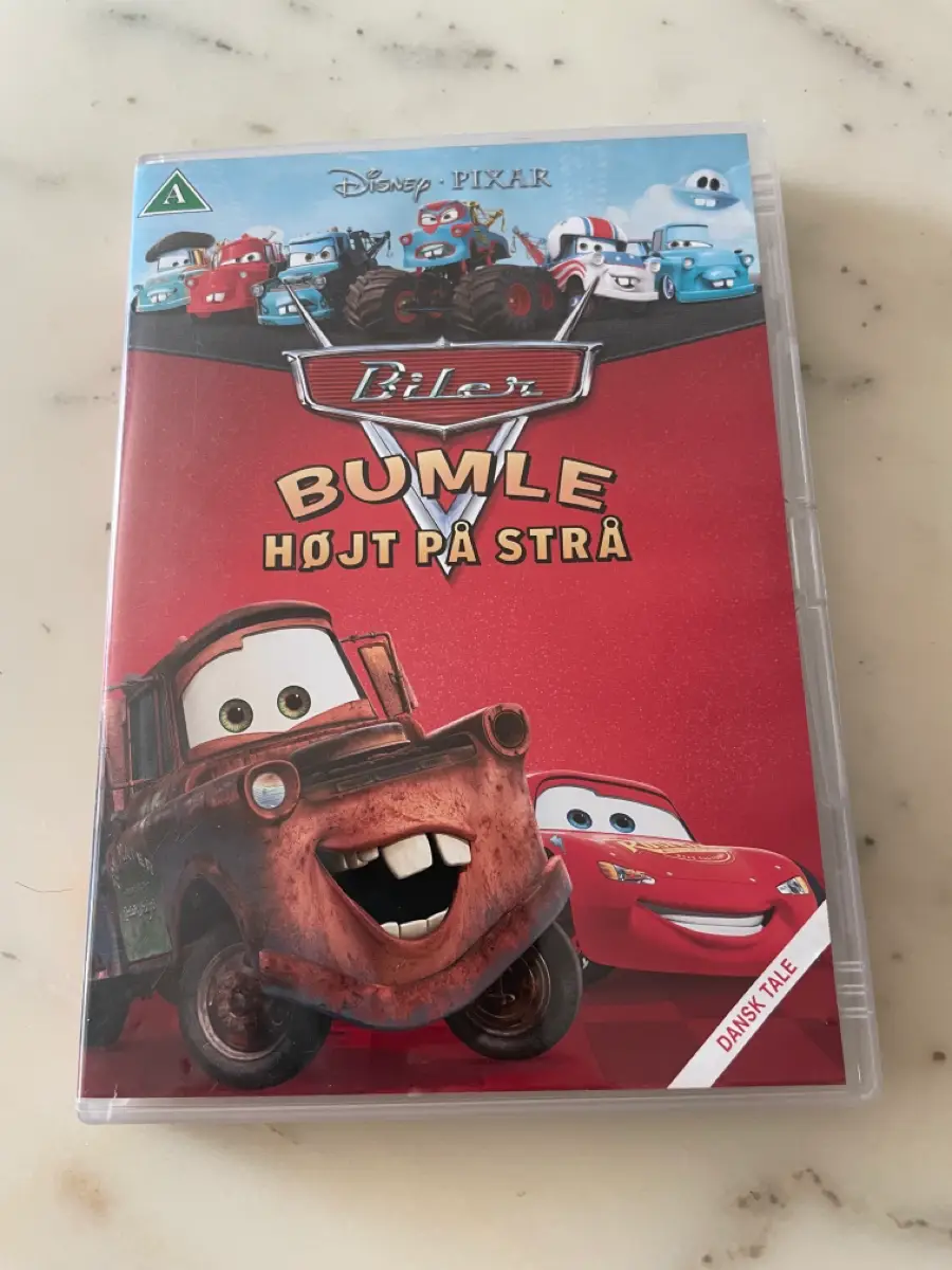 Disney  Biler Bumle højt på strå Dvd film