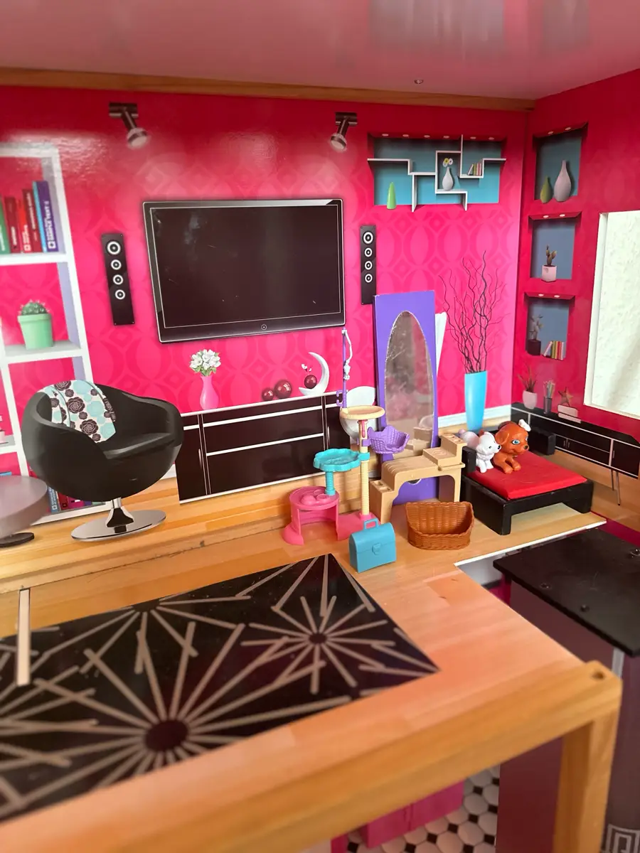 Ukendt Barbie hus med møbler