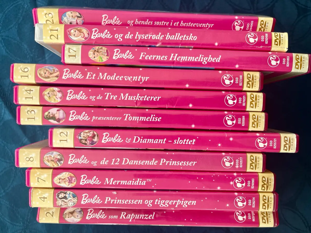 Barbie DVD film barbiefilm dvd-film Prinsesse Barbie serie og film