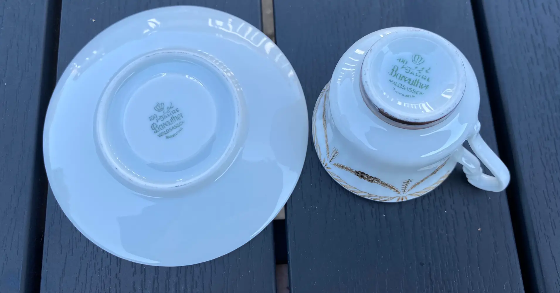 Bareuther Waldsassen  Maruel Mokka-/espresso stel porcelæn