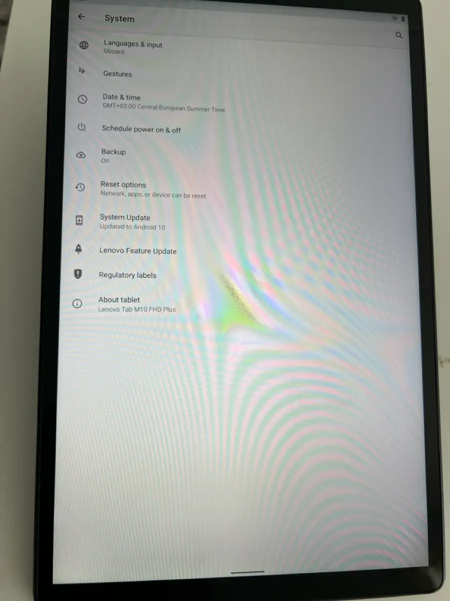 Lenovo Tab M10 FHD Plus tablet