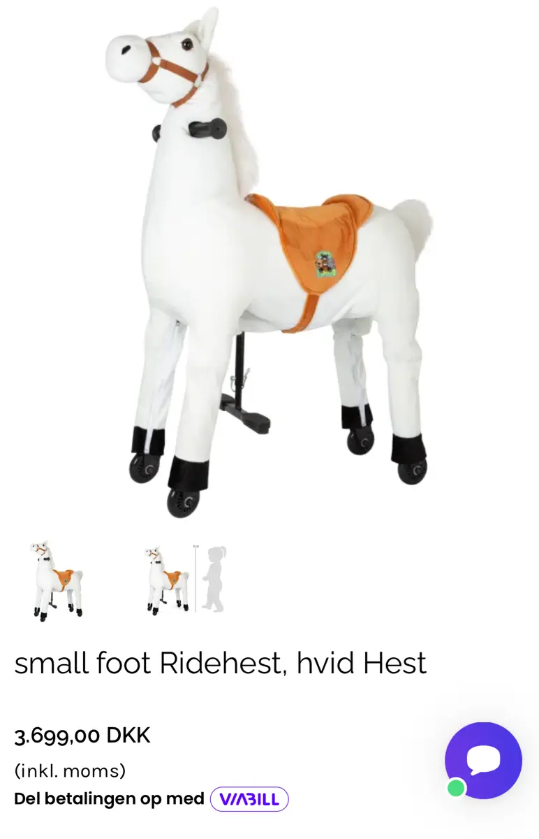 Small foot Mekanisk ridehest