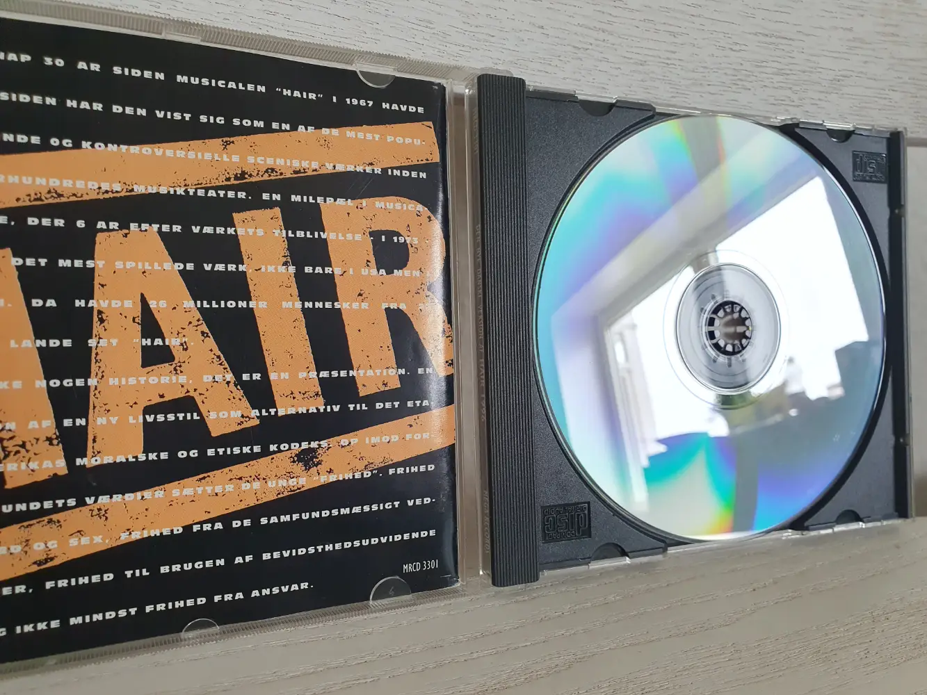 Ukendt CD - Hair 1996 (dansk)