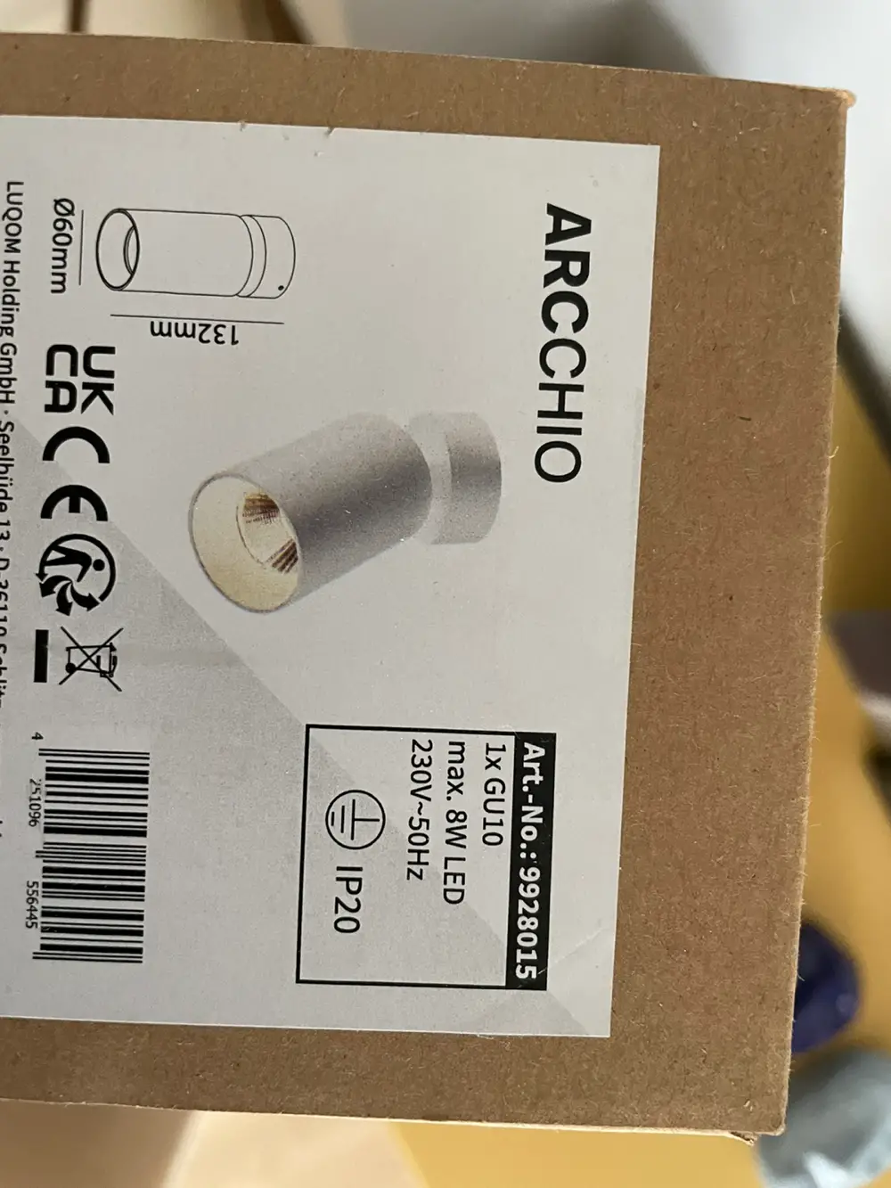 Arcchio 3xSpots + LED pærer