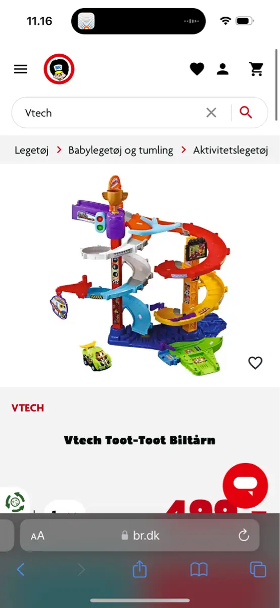 Vtech Bil tårn bane