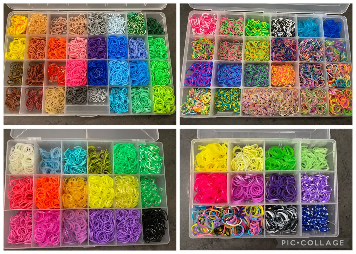 Rainbow Loom Loom Elastikker og værktøj