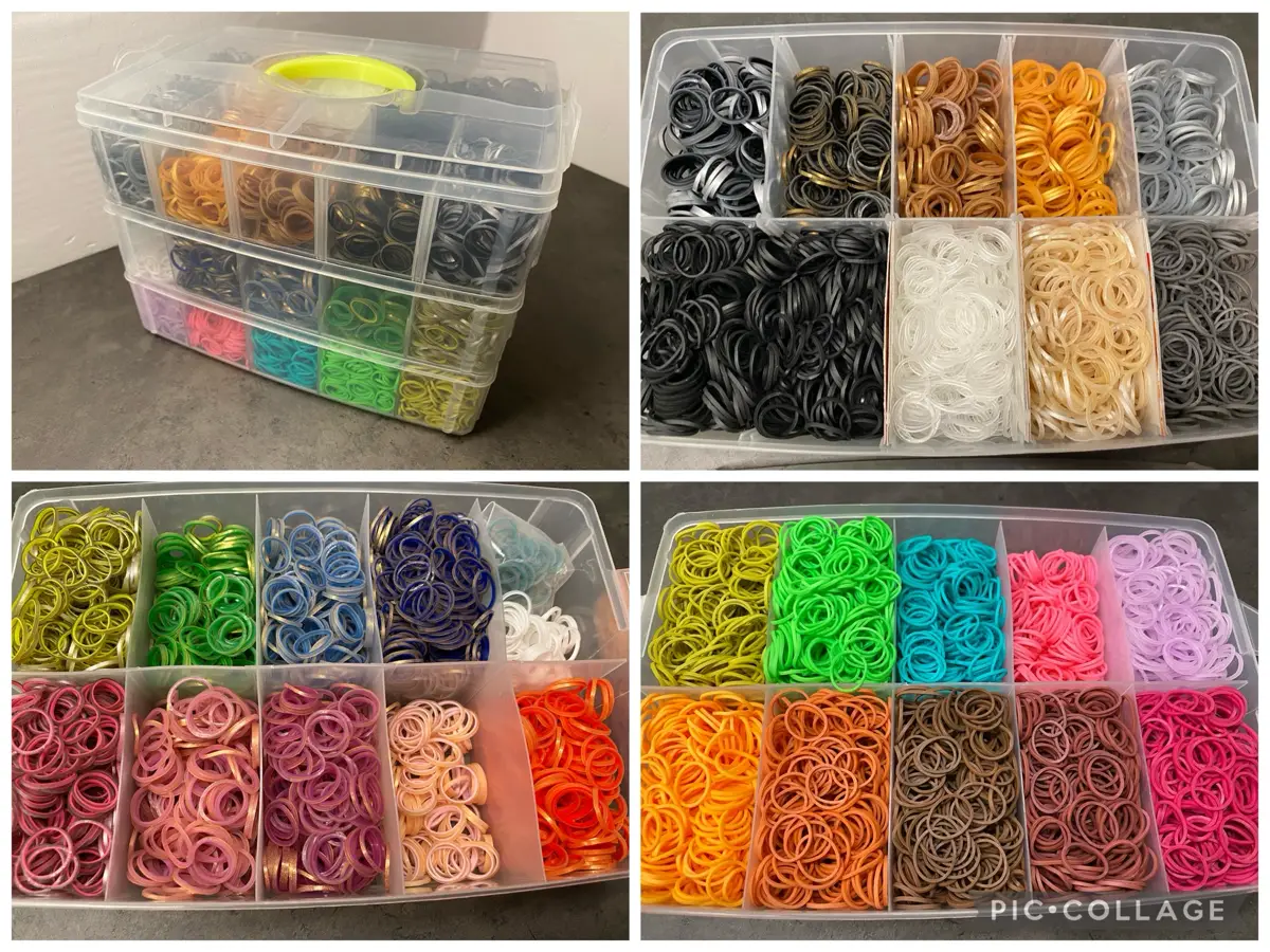 Rainbow Loom Loom Elastikker og værktøj