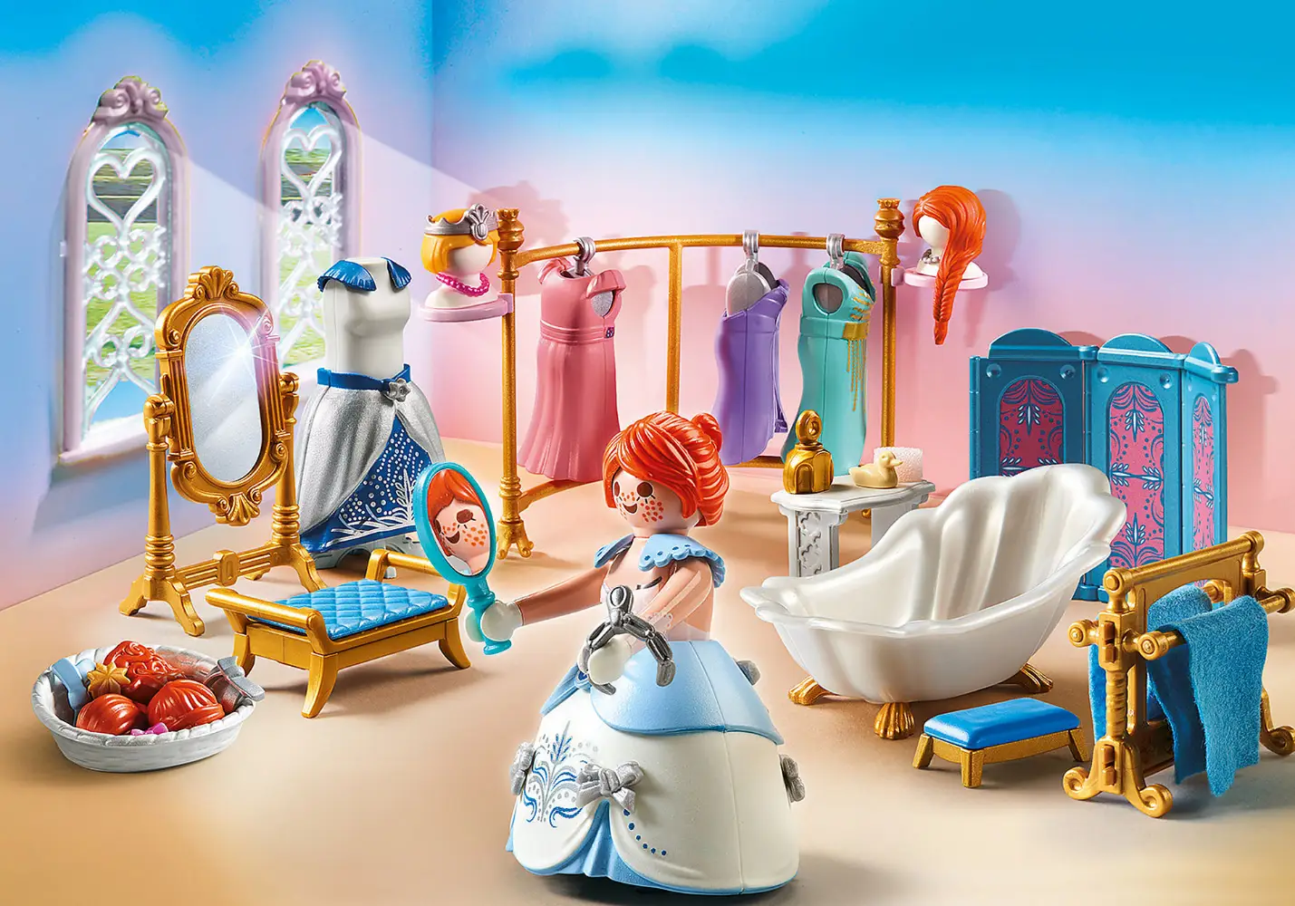 Playmobil Prinsesse slot + tilbehør