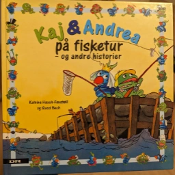 Kaj og Andrea på fisketur og andre histo Bog