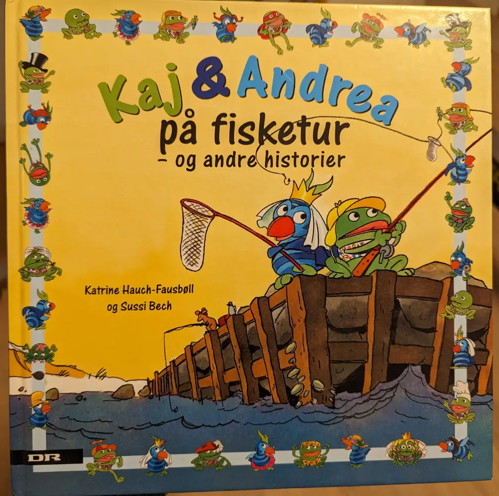 Kaj og Andrea på fisketur og andre histo Bog