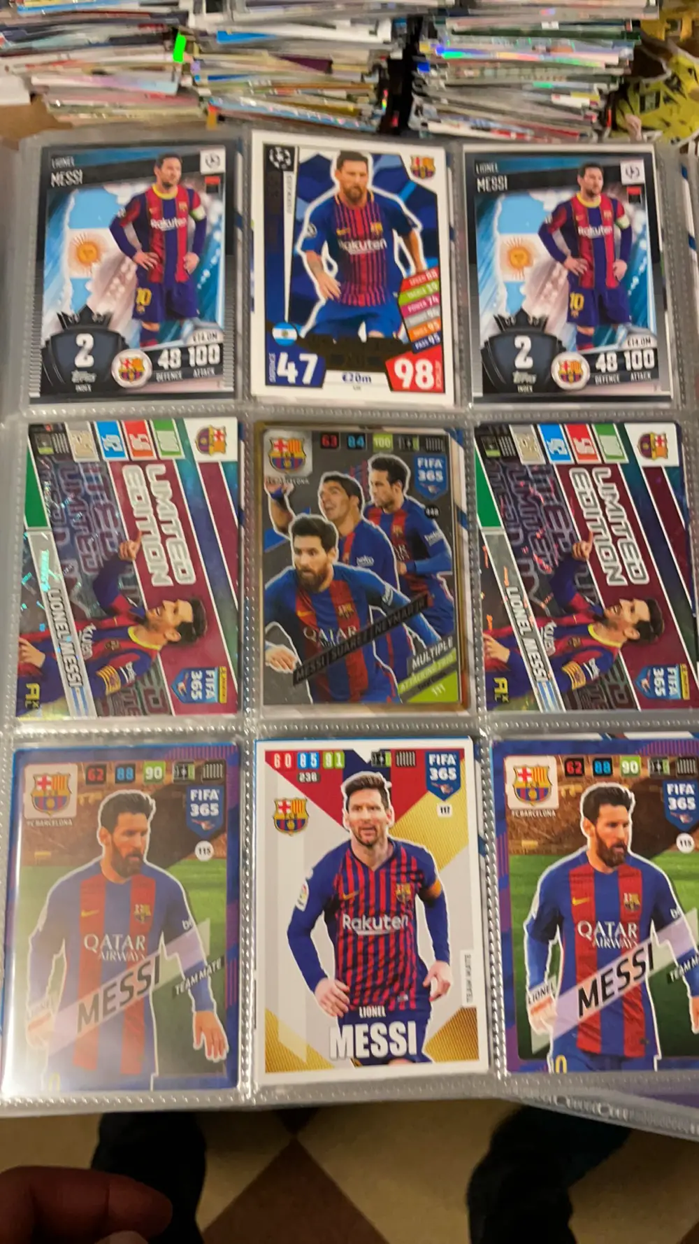 Panini Messi Fodboldkort