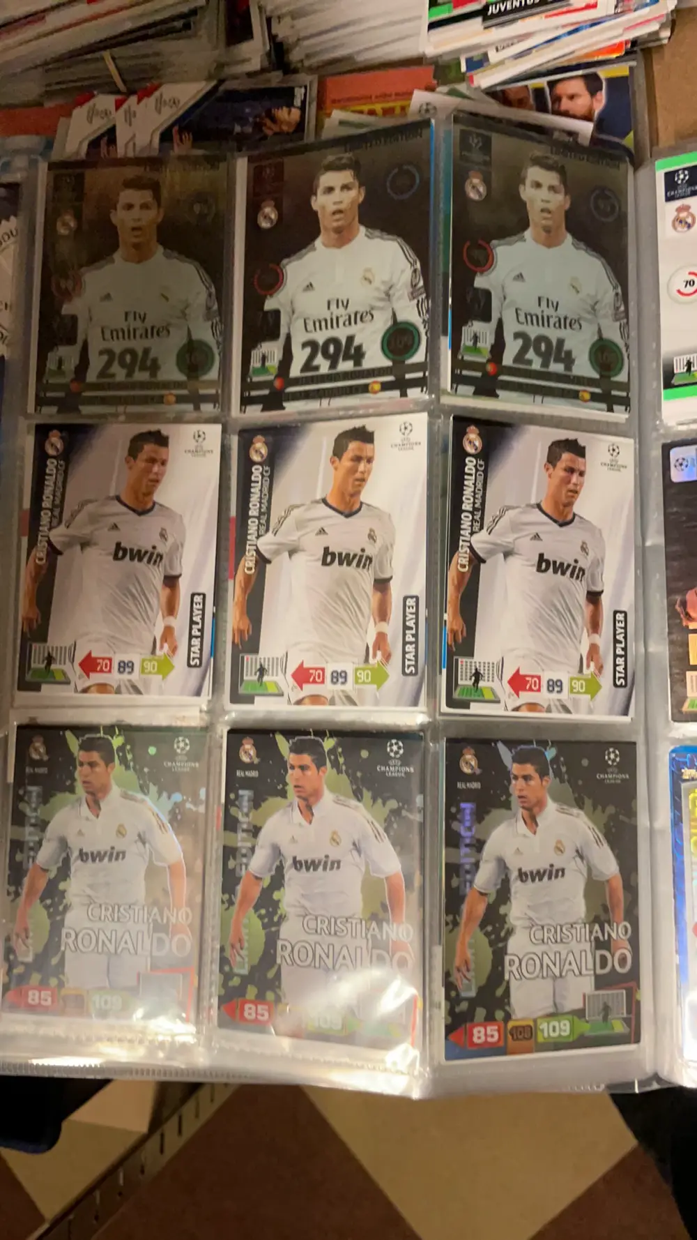 Panini Ronaldo Fodboldkort