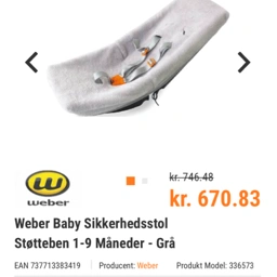 Weber teknik Baby Indsats til ladcykel