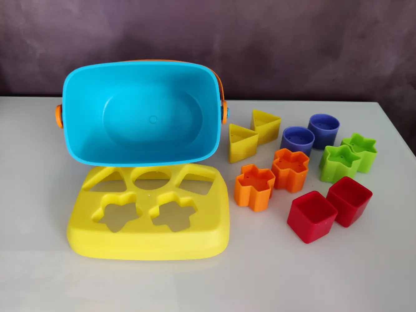 Fisher Price Puttekasse/ Klodskasse