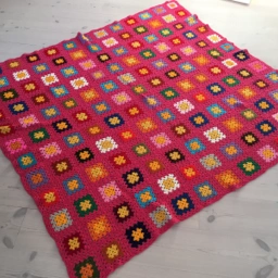 Hjemmelavet Patchwork / oldemor tæppe