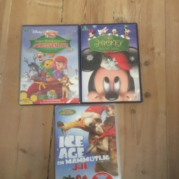 Ice age Peter plys Mickey fejrer jul Jule dvd'er