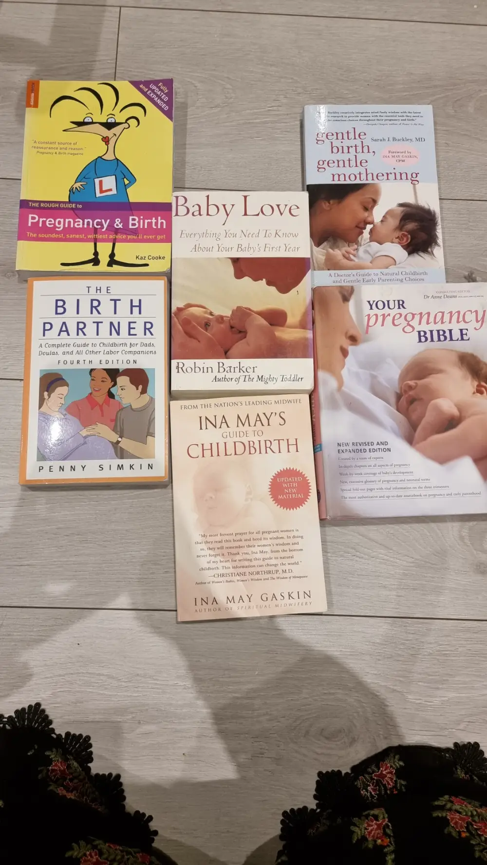 pregnancy books Ina May's guide to child birth