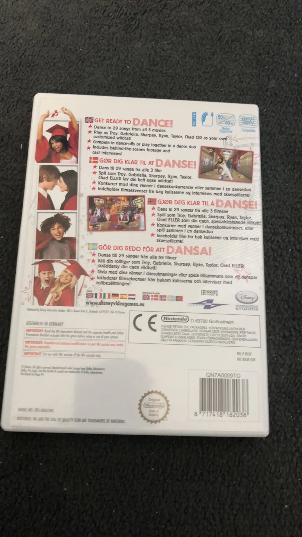 Disney High School musical 3 Dance Wii spil